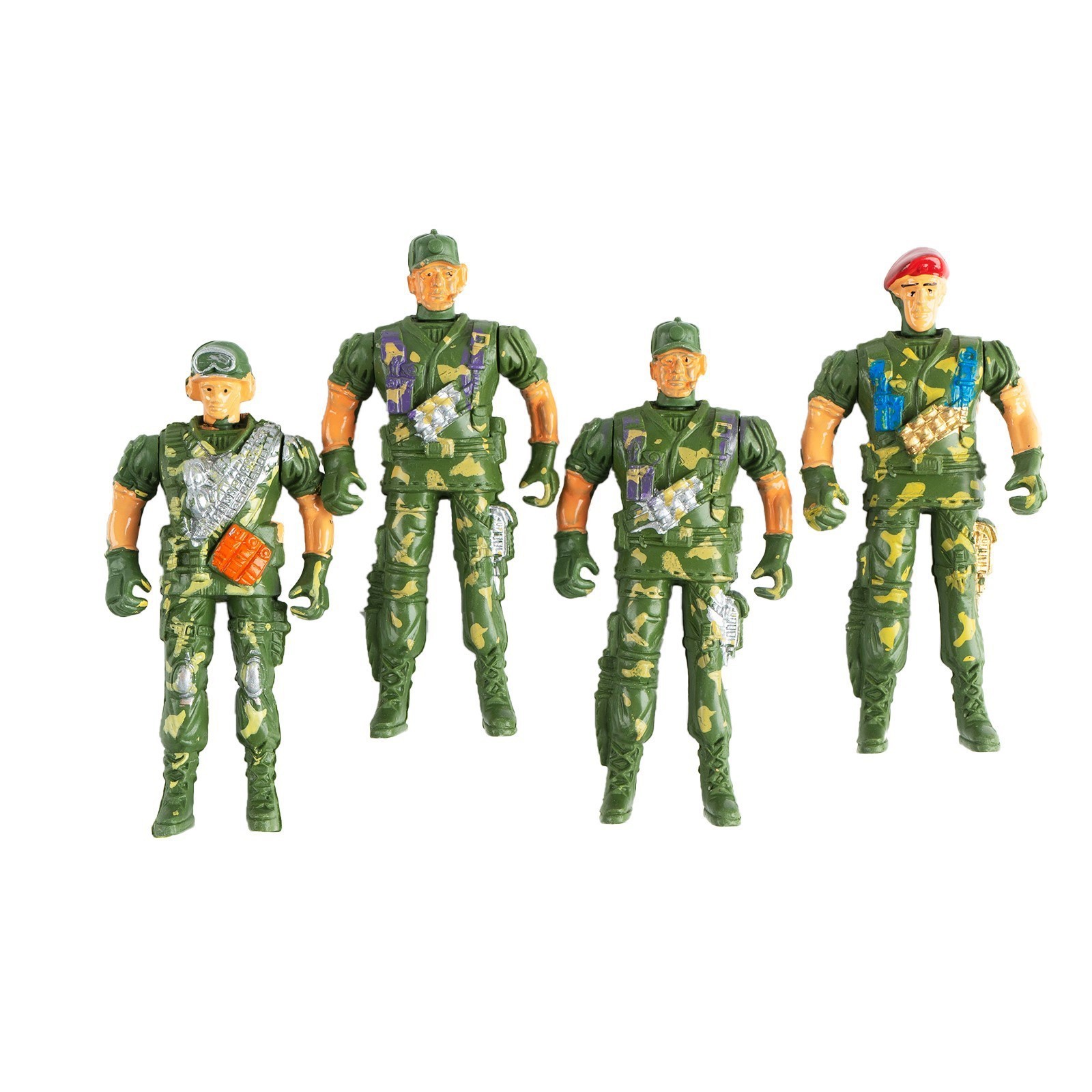 Набор солдатиков Спецназ 4 штуки в ассортименте 1565822 игра развивающая пластмастер набор спецназ
