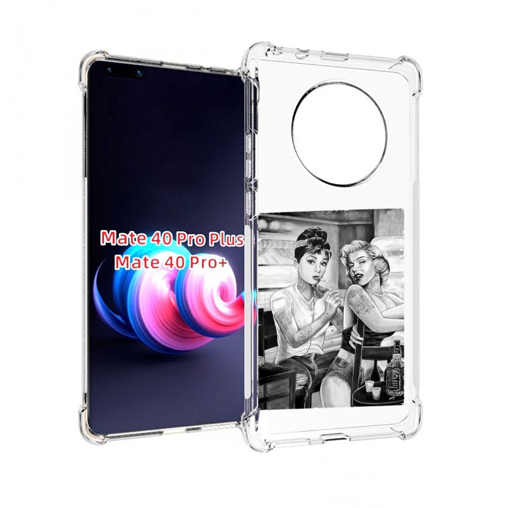 

Чехол MyPads тату мастер для Huawei Mate 40 Pro+ Plus, Прозрачный, Tocco