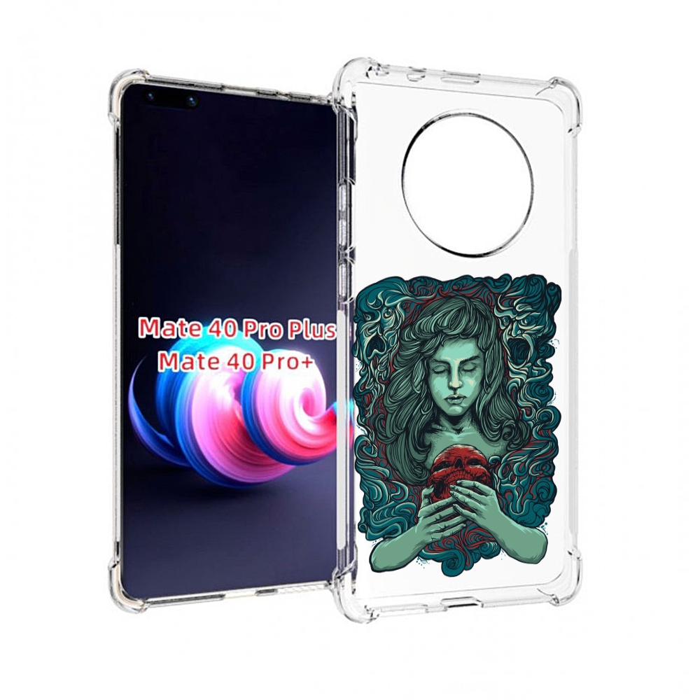 

Чехол MyPads спящая девушка для Huawei Mate 40 Pro+ Plus, Прозрачный, Tocco