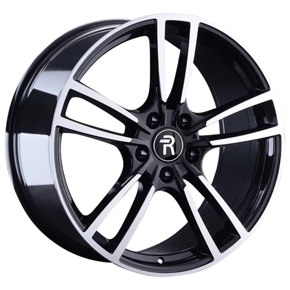 

Колесный диск 9,5x21/5x130 ET46 D71,6 PR26 BKF (конус, PR001), Серебристый;черный