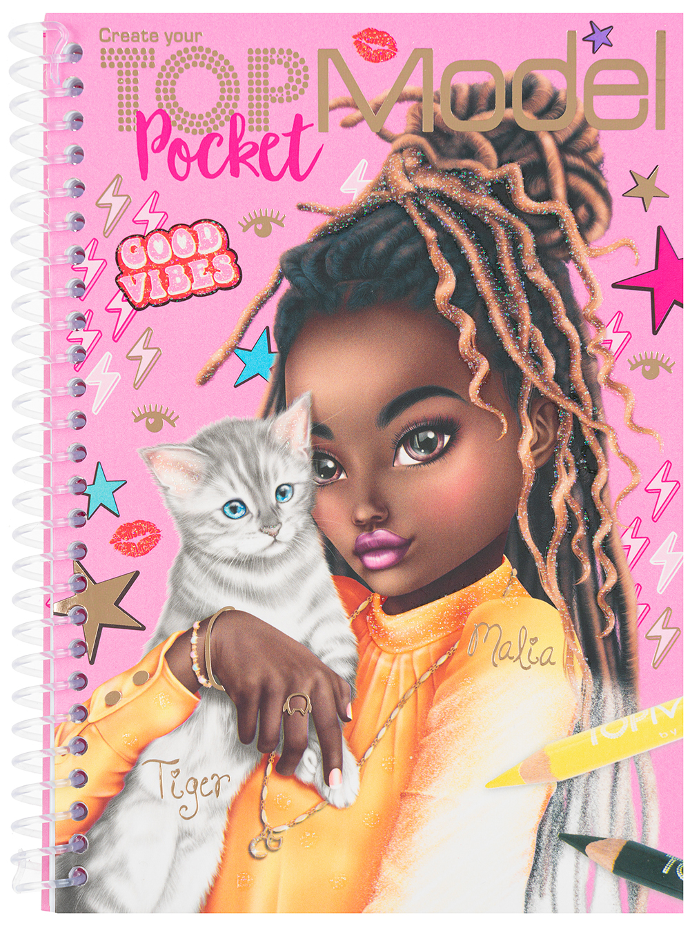 

Раскраска карманная Depesche Create Your TOPModel Pocket (0411715/розовый)