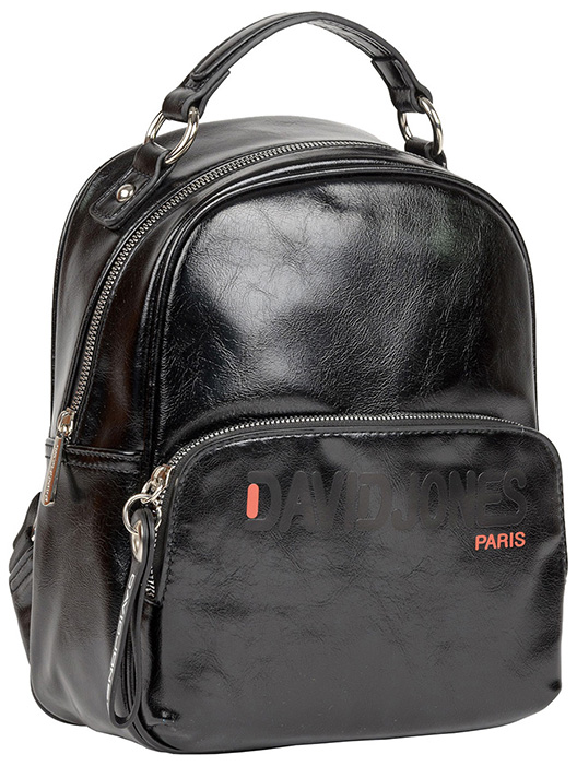 Рюкзак женский David Jones 6237-4 BLACK, черный