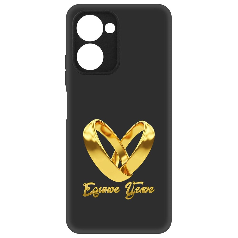 

Чехол-накладка Krutoff Soft Case Единое целое для Realme C33 2023 черный