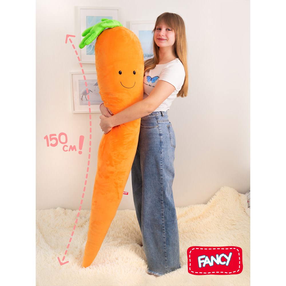 Мягкая игрушка Fancy Морковь Сплюшка, 200 см, SPLM3 оранжевый методические рекомендации к умк оранжевый котёнок для занятий с детьми 4–5 лет считаем сами говорим правильно