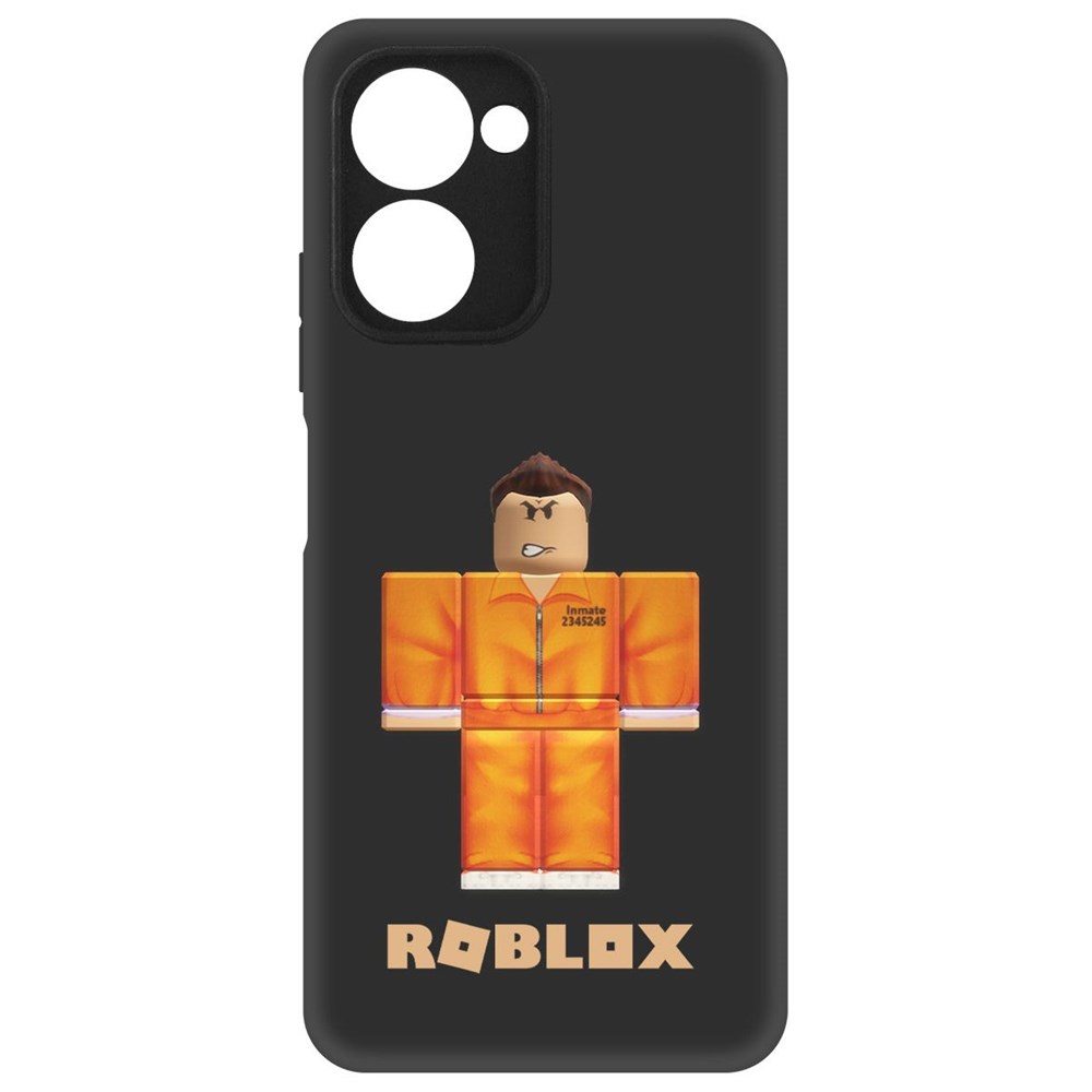 

Чехол-накладка Krutoff Soft Case Roblox-Заключенный для Realme C33 2023 черный