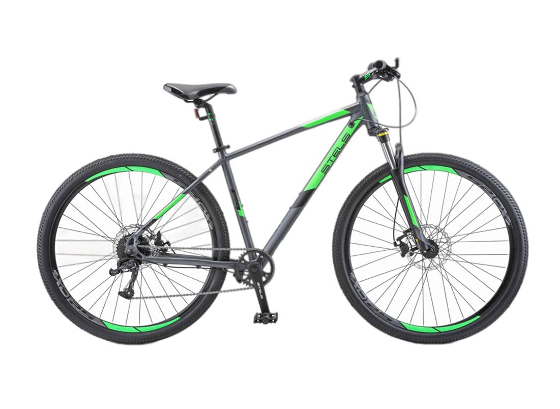 Велосипед горный Stels Navigator 920 MD V020 антрацитовыйзелёный 4209000₽