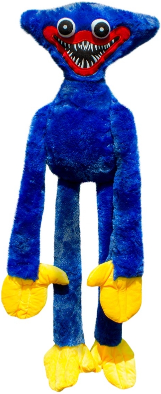 фото Мягкая игрушка huggy wuggy [синяя] (120 см) kids choice