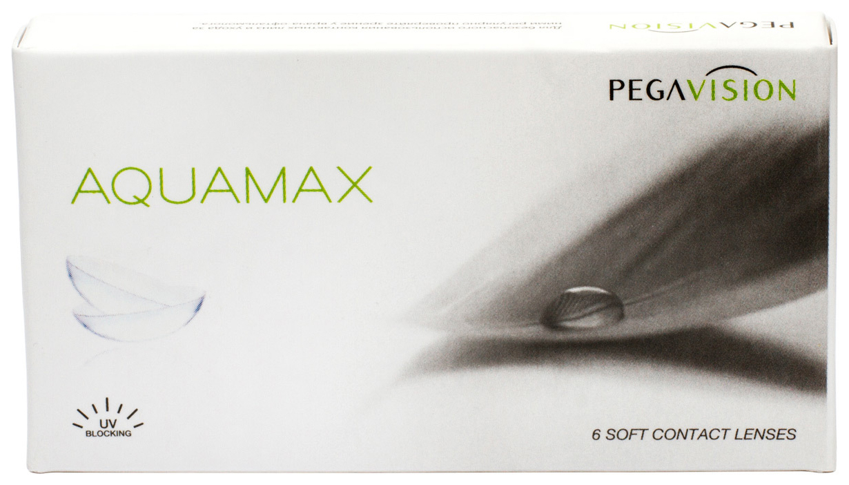 

PegaVision Aquamax (6 линз) Двухнедельные -8.50 R 8.6