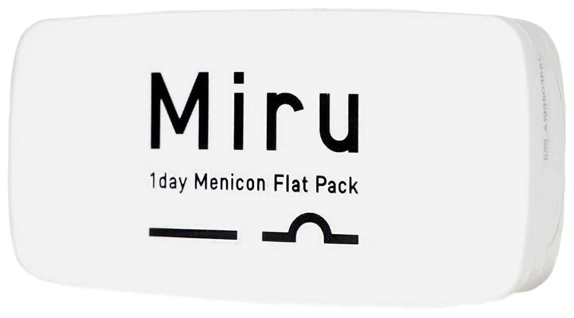 Купить Контактные линзы MIRU 1 Day Menicon Flat Pack (2 упаковки по 30 линз) R. 8.6 -7.00, однодн