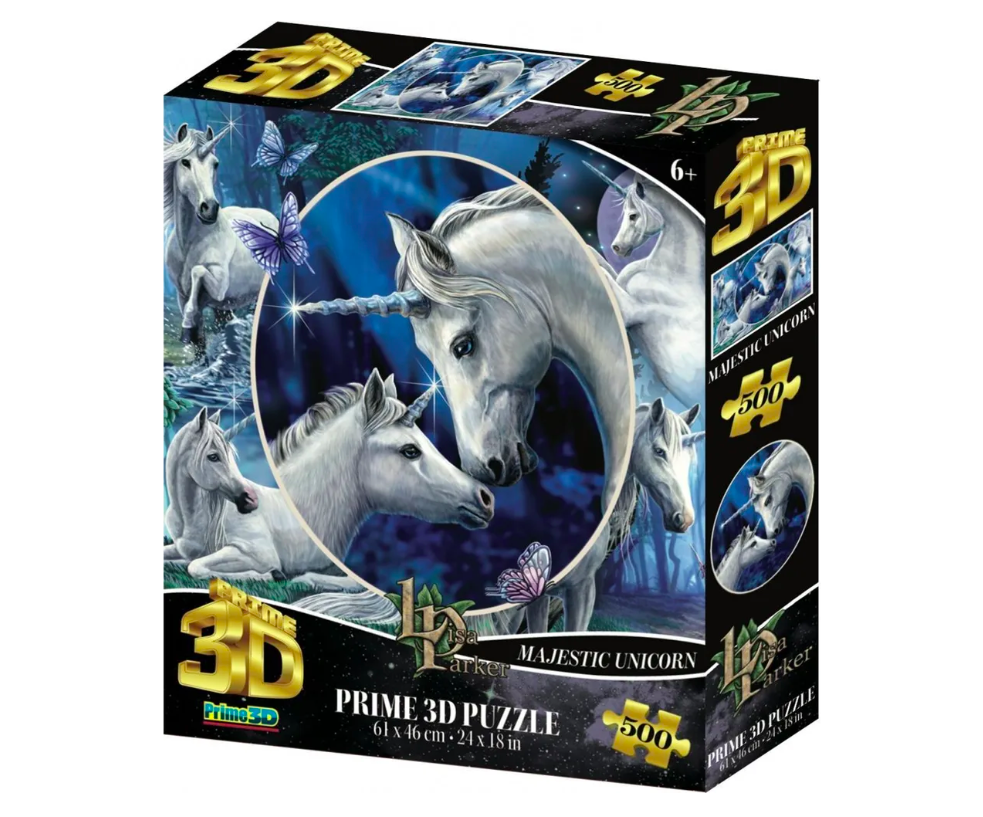 

Пазл Prime 3D Super Коллаж Единороги 500 деталей