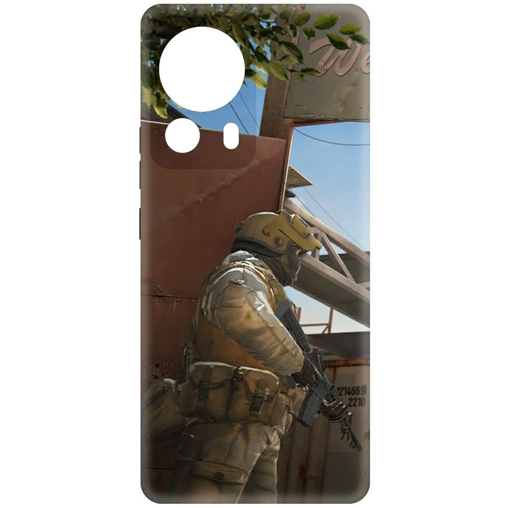 

Чехол-накладка Krutoff Soft Case Cтандофф 2 (Standoff 2) - Rust для Xiaomi 13 Lite черный