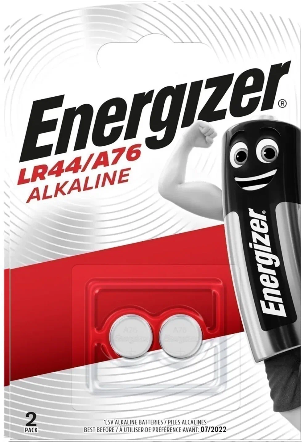 

Батарейка Energizer Lr44/A76-2bl Alkaline Energizer арт. E301536600/601