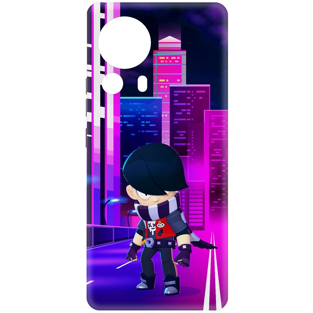 

Чехол-накладка Krutoff Soft Case Brawl Stars - Эдгар для Xiaomi 13 Lite черный