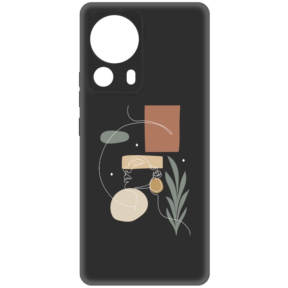 

Чехол-накладка Krutoff Soft Case Элегантность для Xiaomi 13 Lite черный