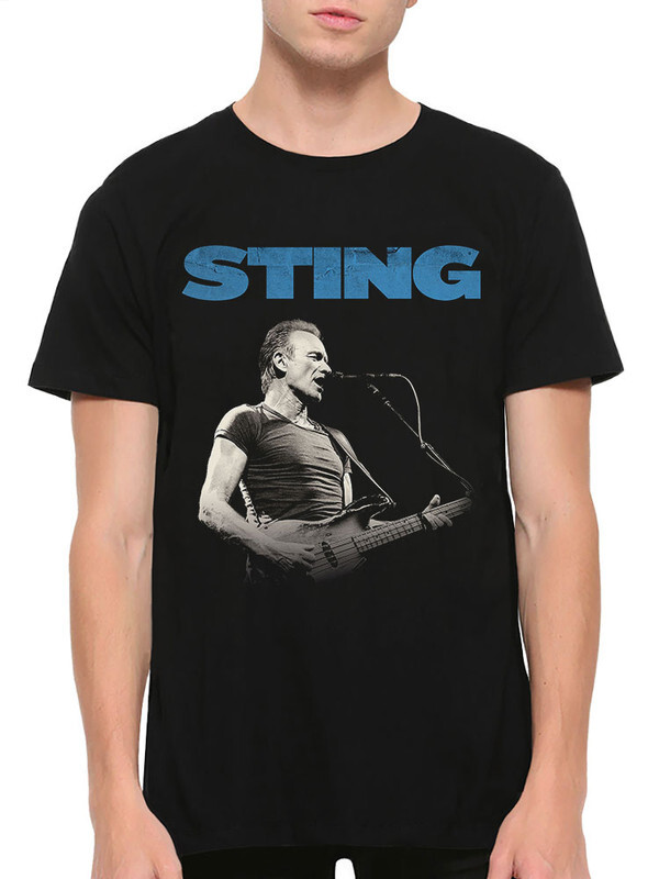 фото Футболка мужская design heroes sting - стинг черная 3xl