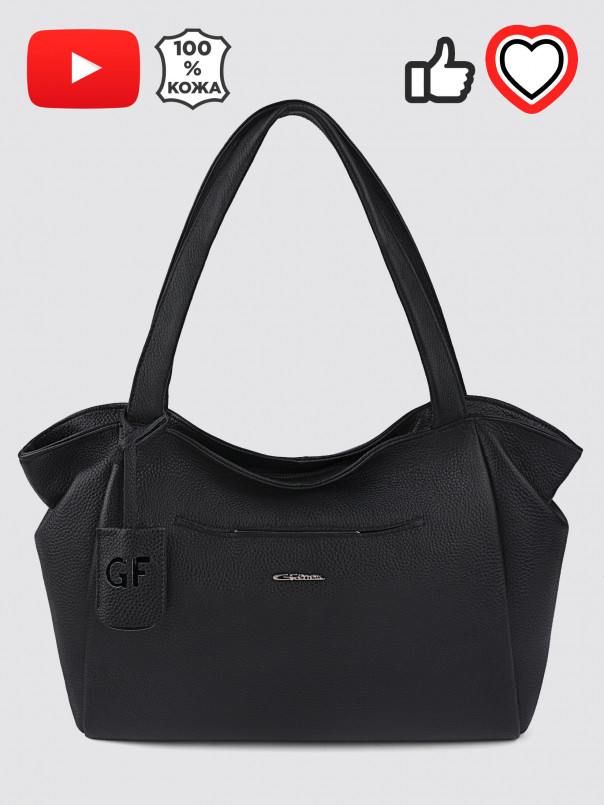 Сумка женская Giorgio Ferretti 2017153A черный, 43х17х25 см