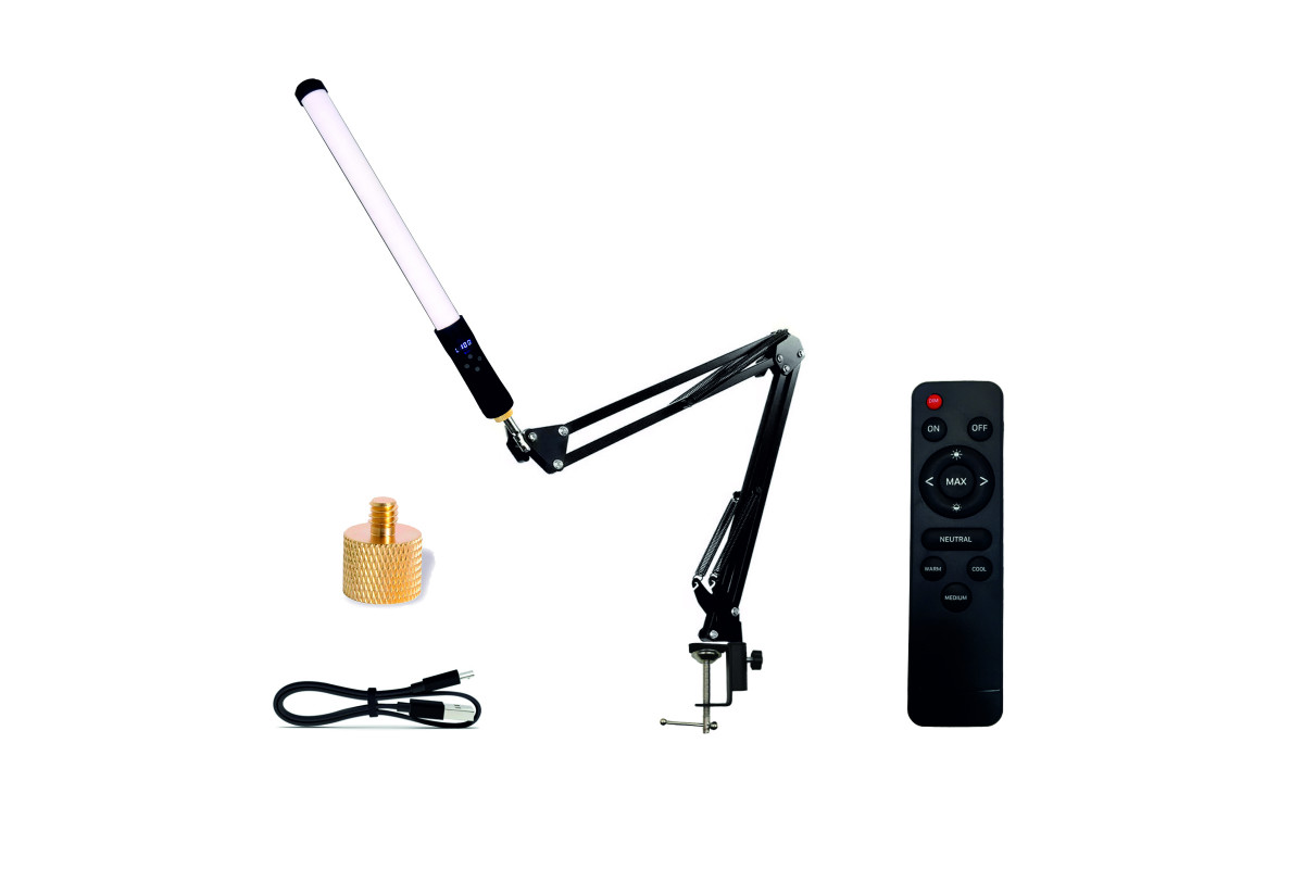 

RGB led осветитель LS-1N с аккумулятором на пантографе NB, LS-1N
