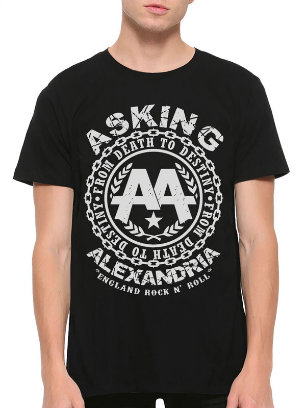 фото Футболка мужская design heroes asking alexandria черная xl