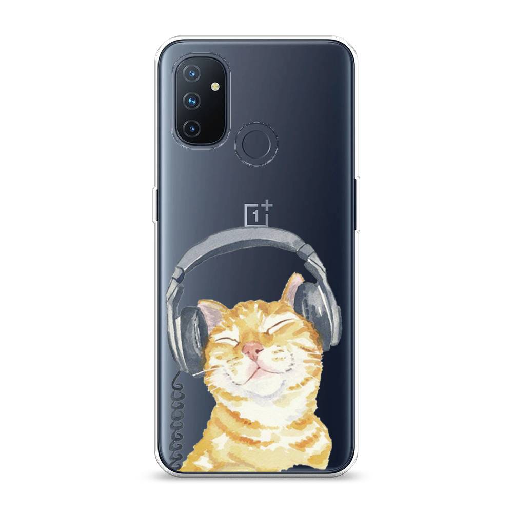 

Чехол Awog "Кот меломан" для OnePlus Nord N100