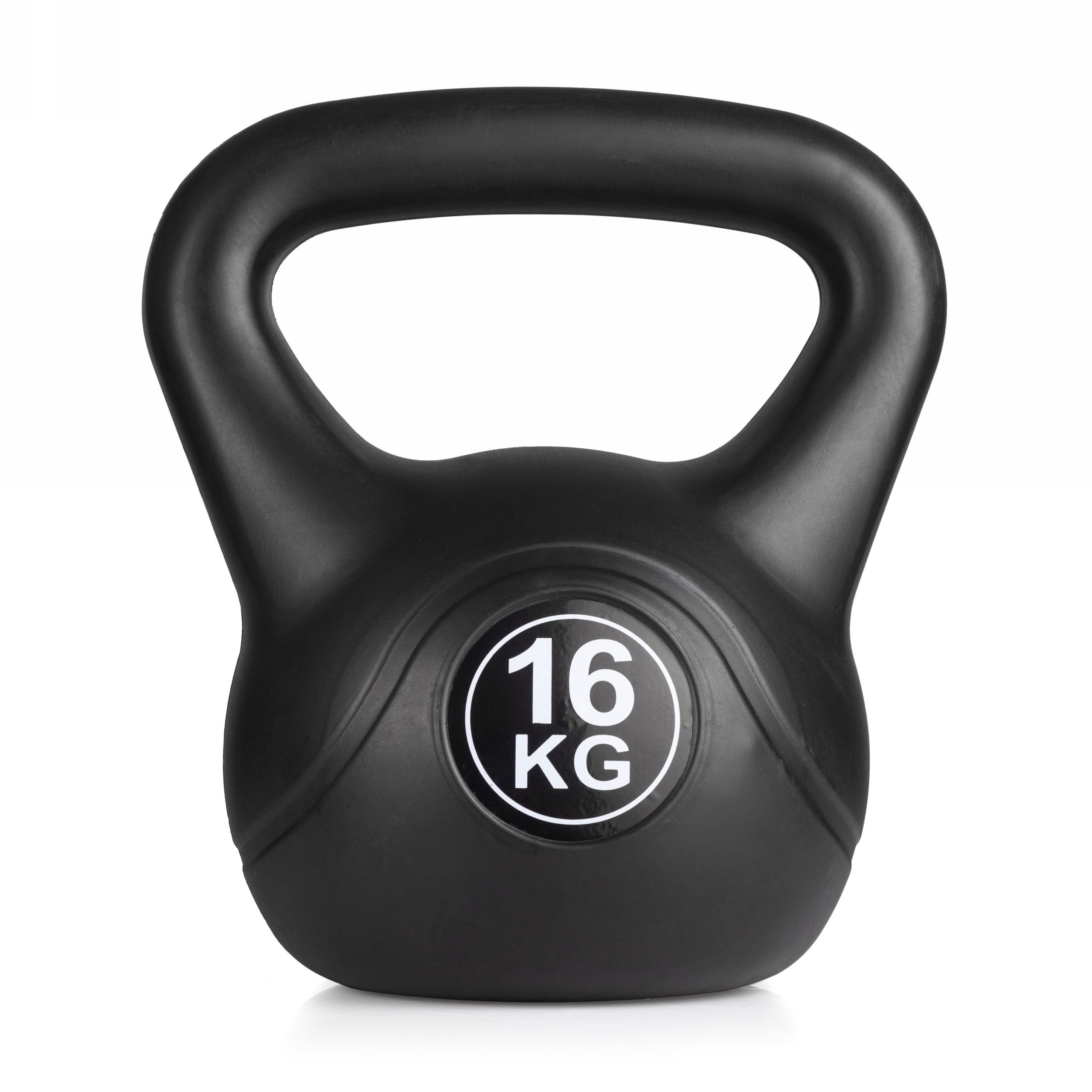 Гиря пластиковая Arizona Sport 16 кг Черная