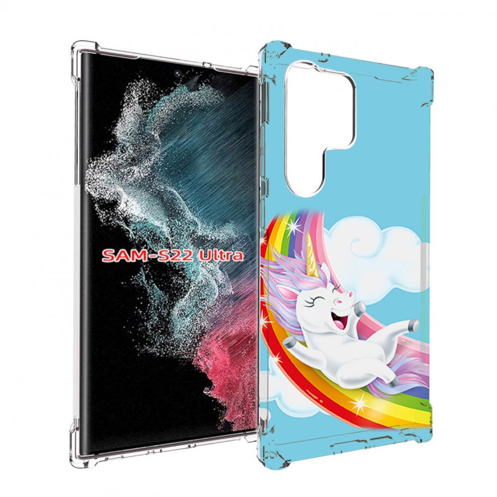 

Чехол MyPads единорог-на-радуге для Samsung Galaxy S23 Ultra, Прозрачный, Tocco