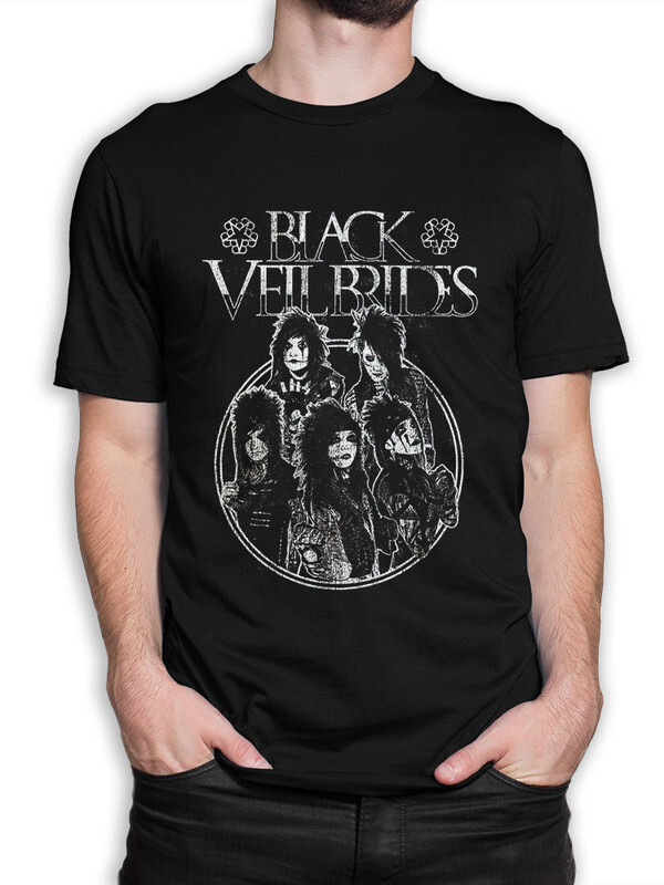 фото Футболка мужская design heroes рок группа black veil brides черная xs