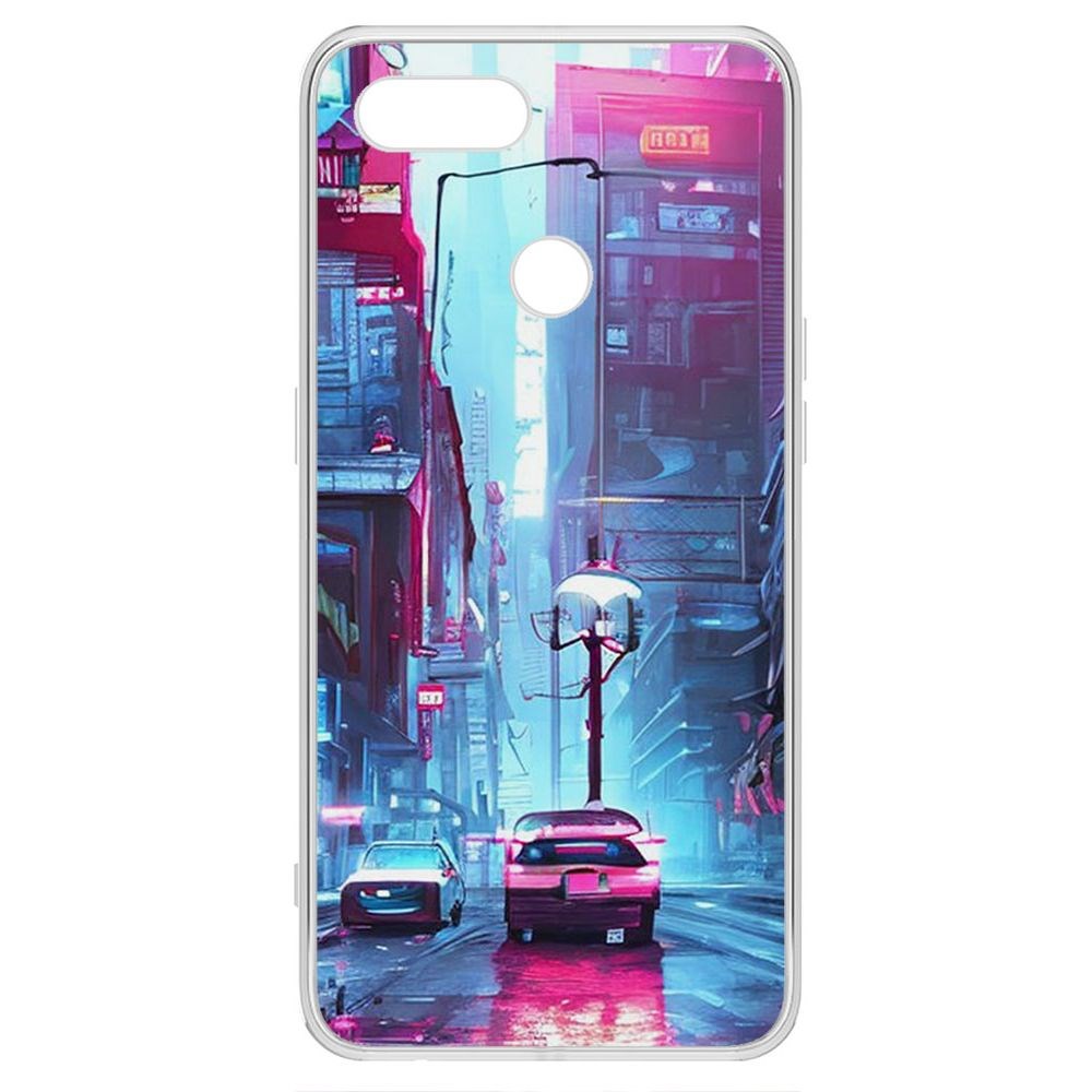 

Чехол-накладка Krutoff Clear Case Киберпанк Улица для Oppo A5s, Прозрачный