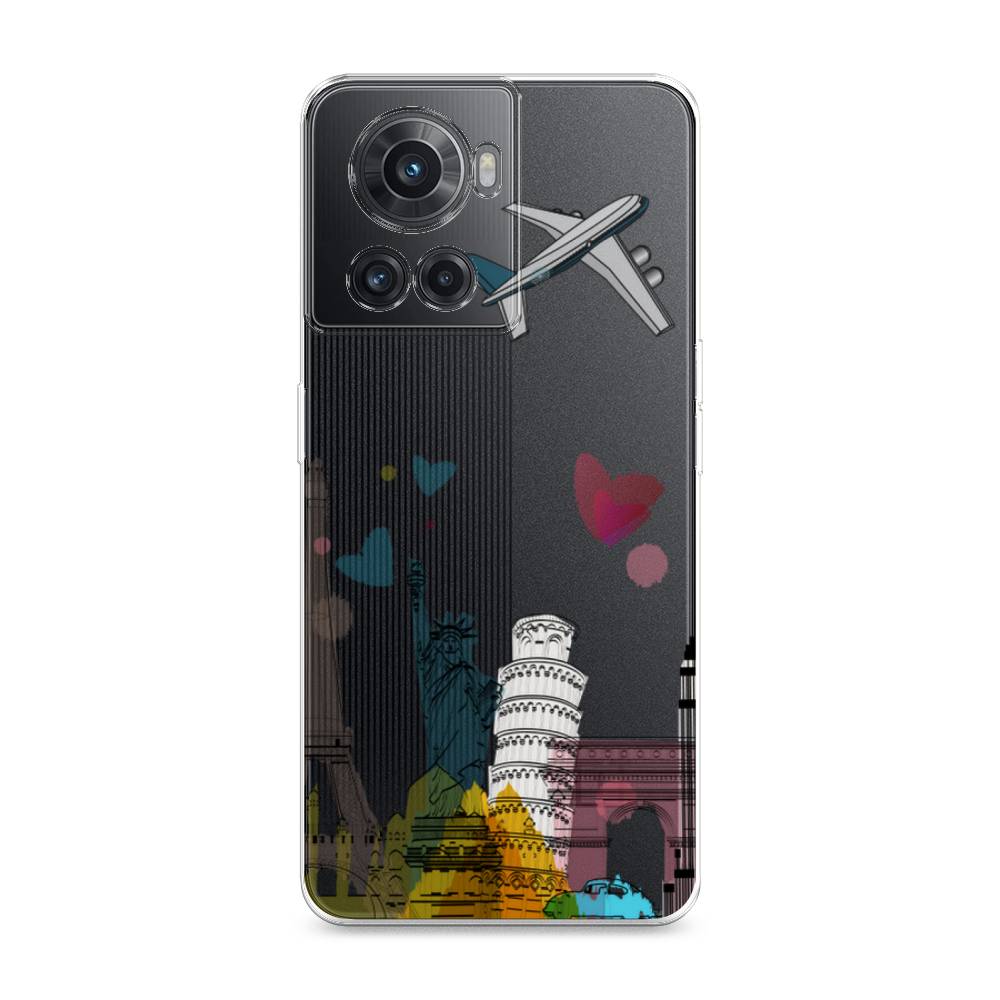 

Чехол Awog на OnePlus Ace / ВанПлас Ace "Самолет путешествий", Разноцветный, 153050-10