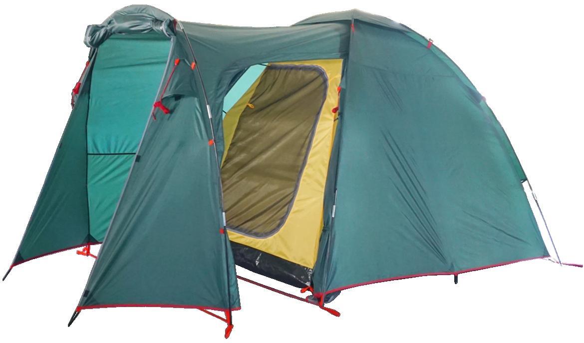 фото Палатка кемпинговая btrace element 4 четырехместная зеленая