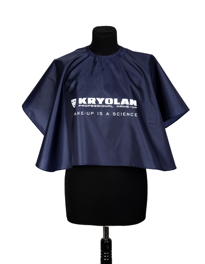 

Пелерина на крючках синяя с логотипом "KRYOLAN" (Цв: Blue), Синий, CN86103-K