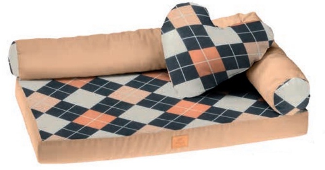 

Лежанка для кошки, собаки Ferplast Tommy Rombus, бархат, текстиль 50x80x16см розовый, Tommy Rombus
