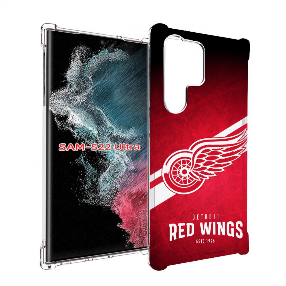 

Чехол MyPads детриот ред вингс мужской для Samsung Galaxy S23 Ultra, Прозрачный, Tocco