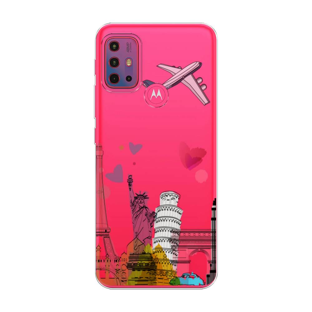 

Чехол Awog на Lenovo K13 Note/Motorola Moto G10/G20/G30 "Самолет путешествий", Разноцветный, 242250-10