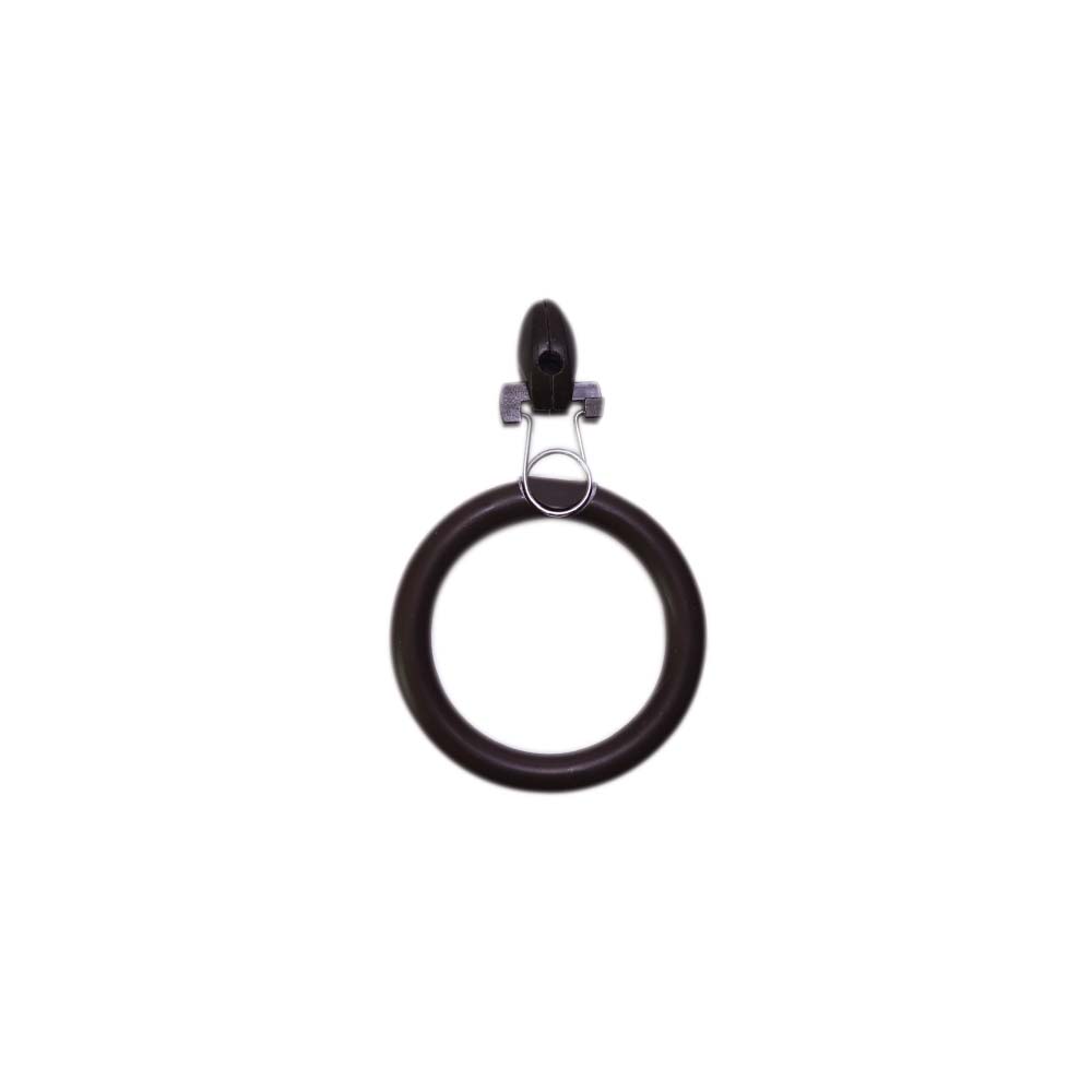 Кольцо для штор с зажимом Дамское счастье 38 мм С-317 50 шт.
