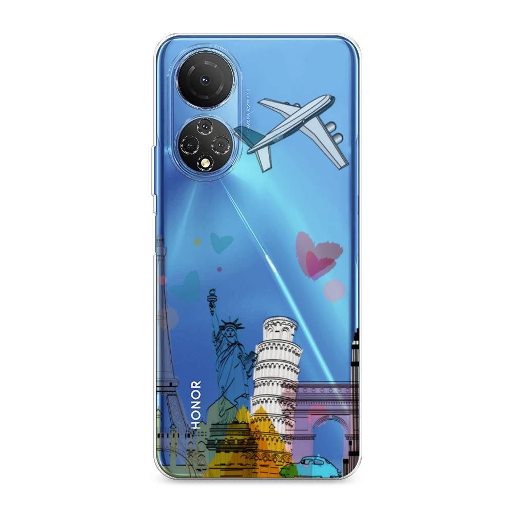 

Чехол Awog на Honor X7 2022 "Самолет путешествий", Разноцветный, 6108850-10