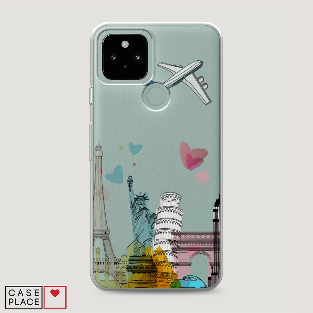 

Чехол Awog на Google Pixel 5 "Самолет путешествий", Разноцветный, 270750-10