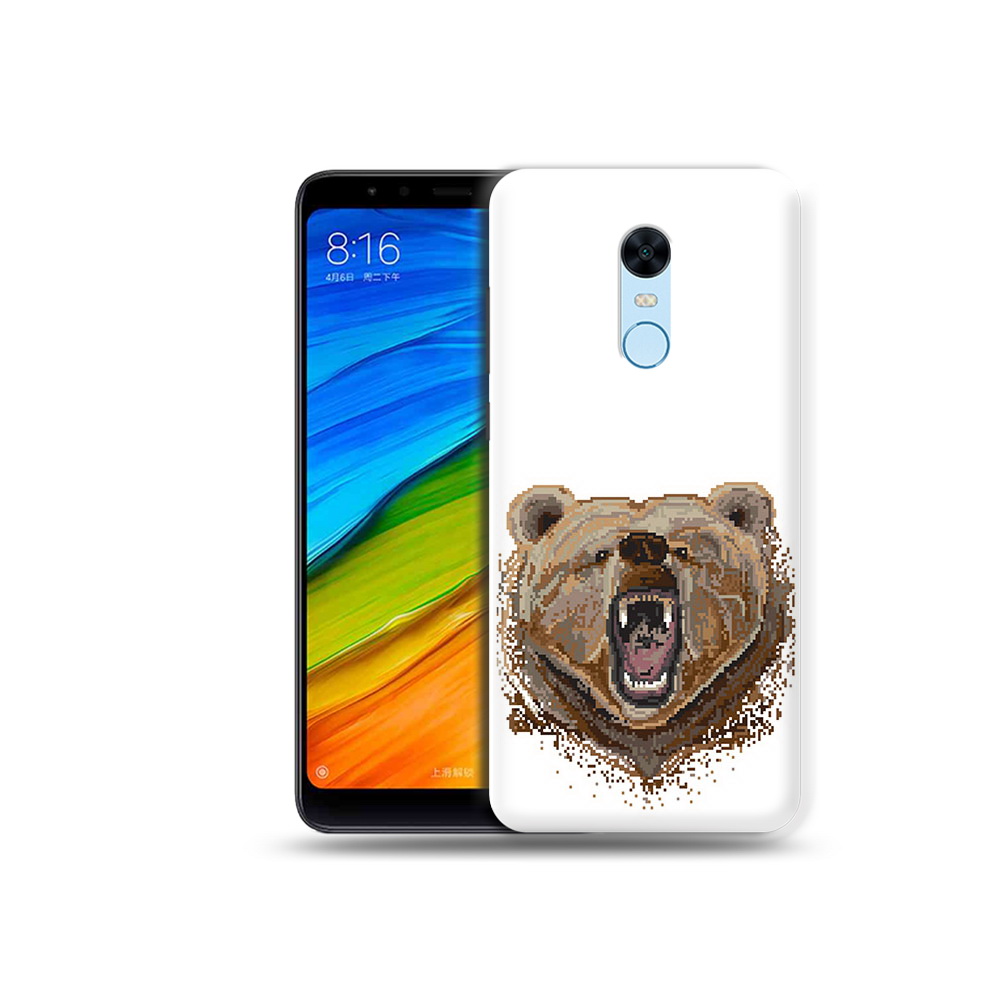 

Чехол MyPads Tocco для Xiaomi Redmi 5 Plus пиксельный медведь (PT94743.327.539), Прозрачный, Tocco