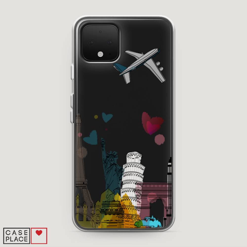 

Чехол Awog на Google Pixel 4 "Самолет путешествий", Разноцветный, 270250-10