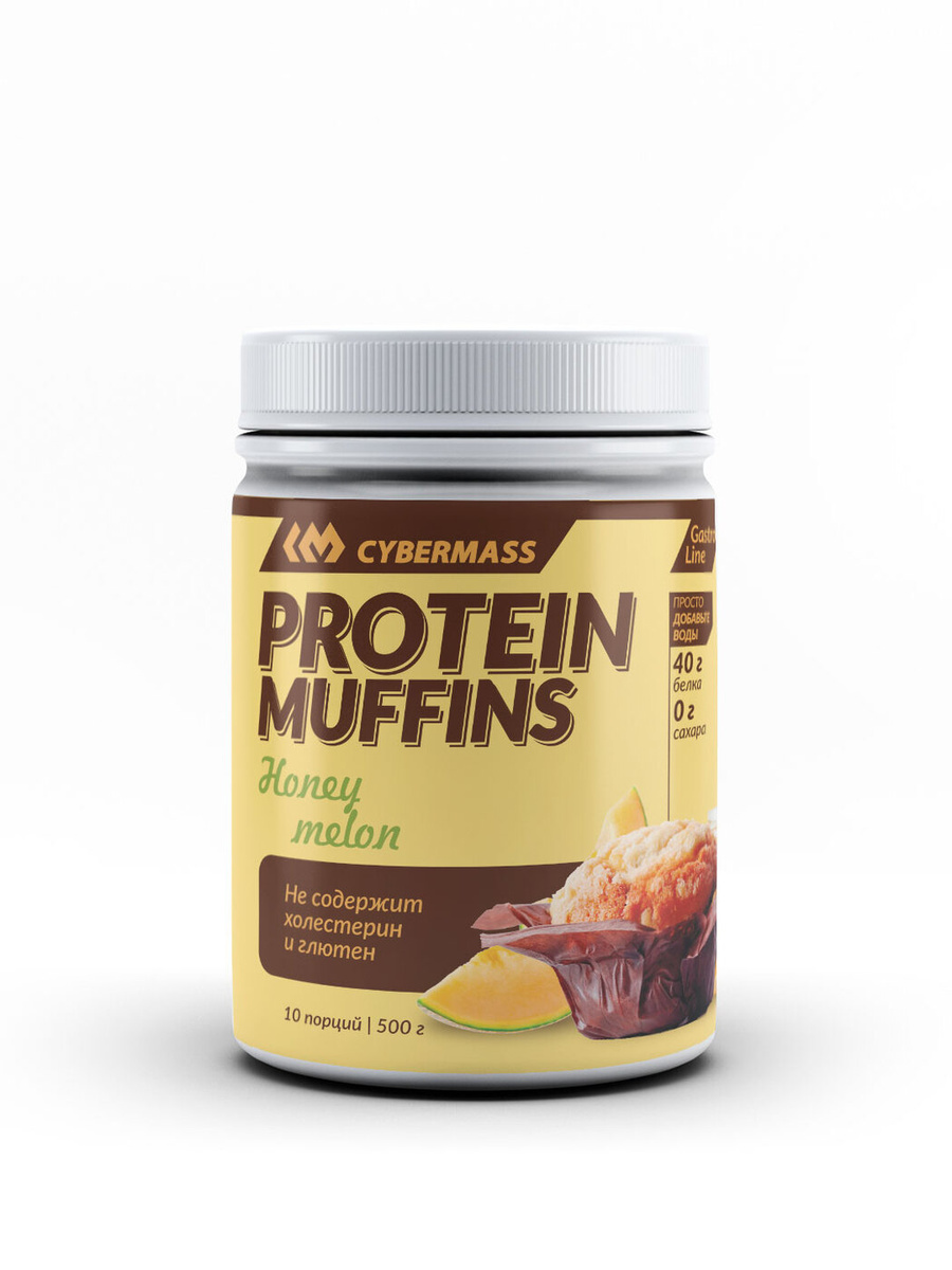 

Смесь для приготовления CyberMass Protein Muffins 500 г медовая дыня, Protein Muffins