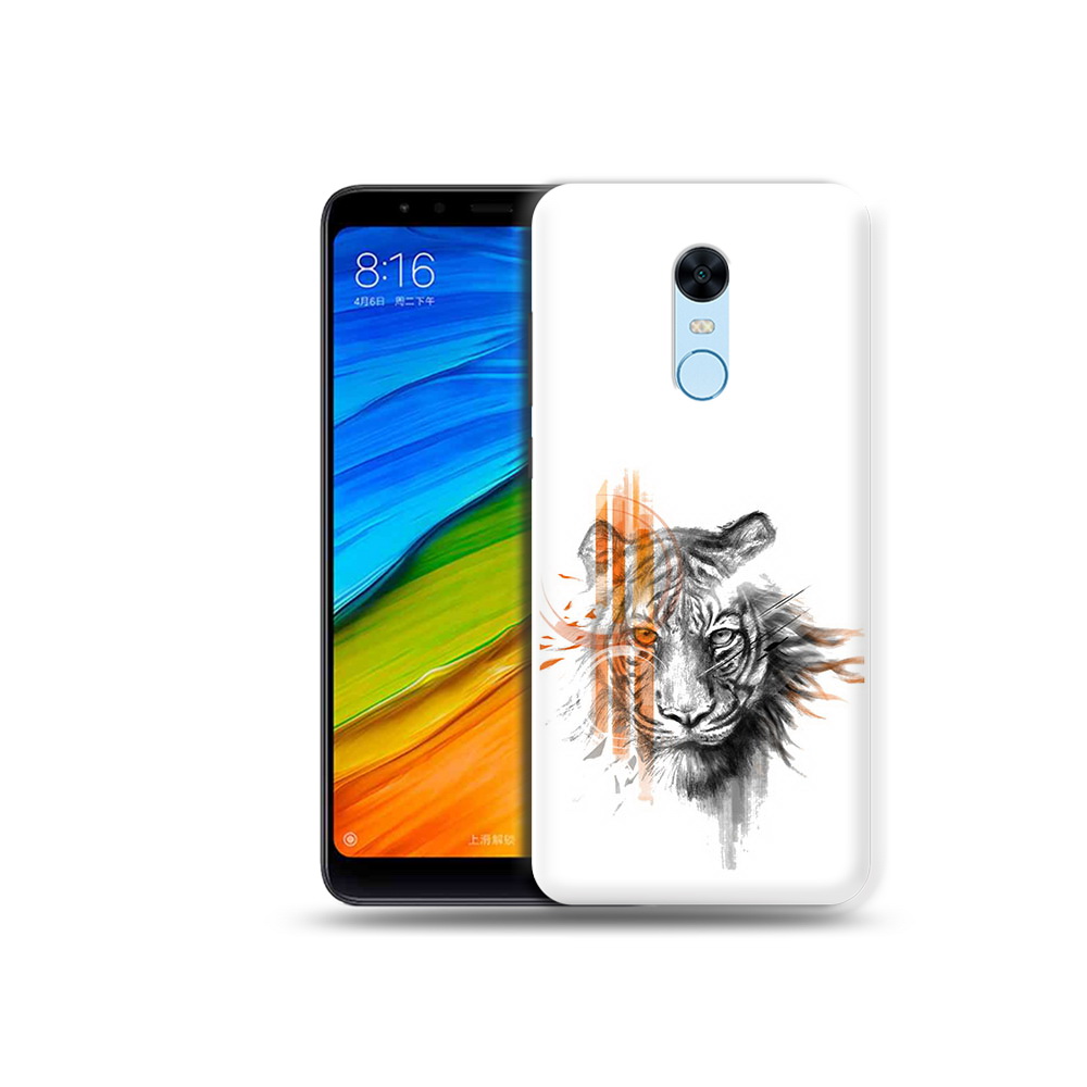 

Чехол MyPads Tocco для Xiaomi Redmi 5 Plus огненный тигр (PT94743.327.526), Прозрачный, Tocco