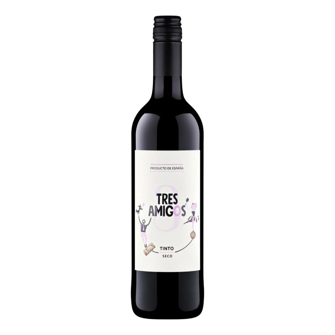 

Вино Tres Amigos красное сухое 8,5 - 11% 0,75 л Испания