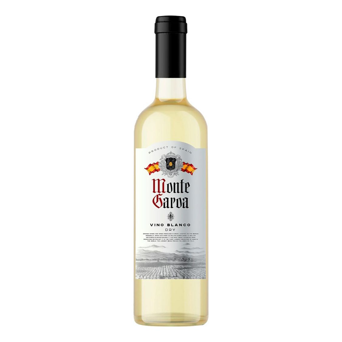 

Вино Monte Garoa белое сухое 10,5% 0,75 л Испания