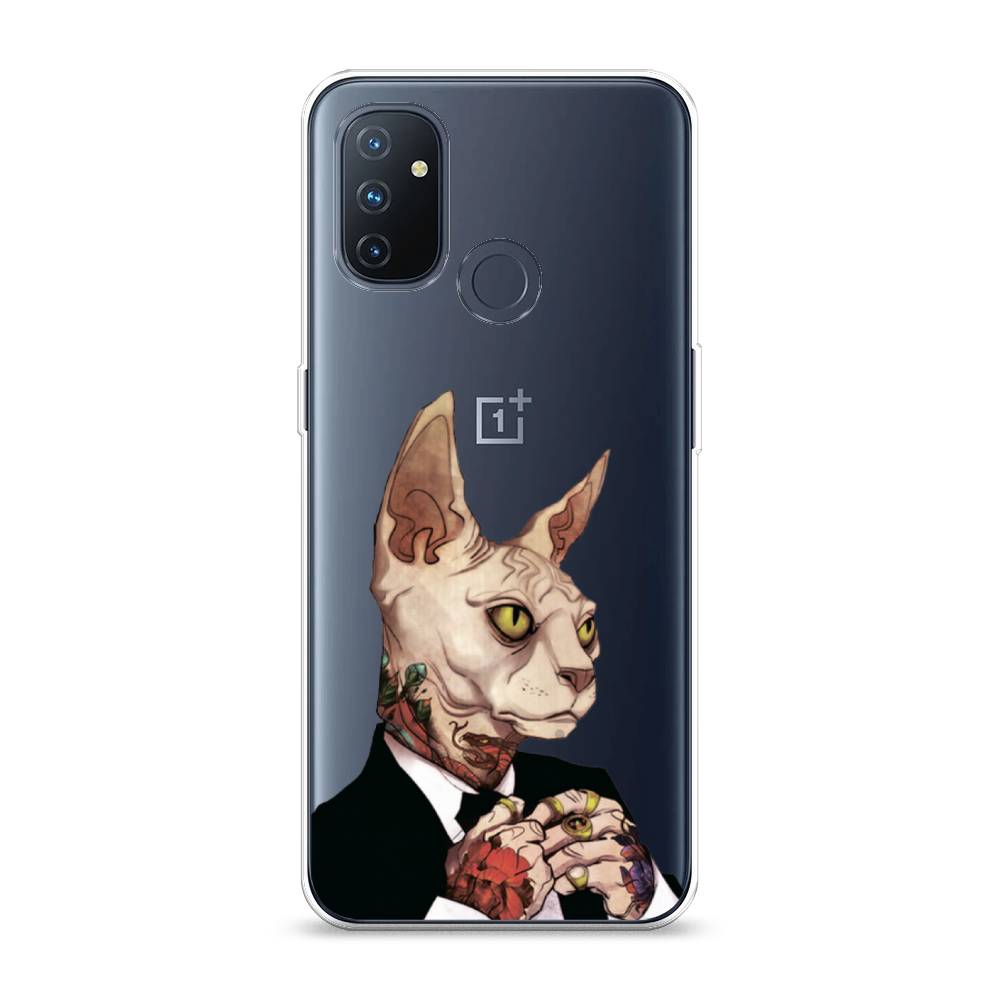 

Чехол Awog на OnePlus Nord N100 / ВанПлас Nord N100 "Татуированный сфинкс", Бежевый;черный;красный, 152450-7