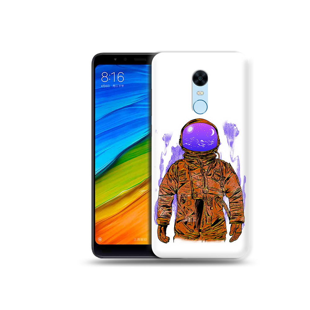 

Чехол MyPads Tocco для Xiaomi Redmi 5 Plus нарисованный мужчина в скафандре, Прозрачный, Tocco