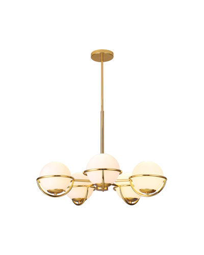 фото Люстра на штанге moderli v2900-5c diana 5*e14*5w