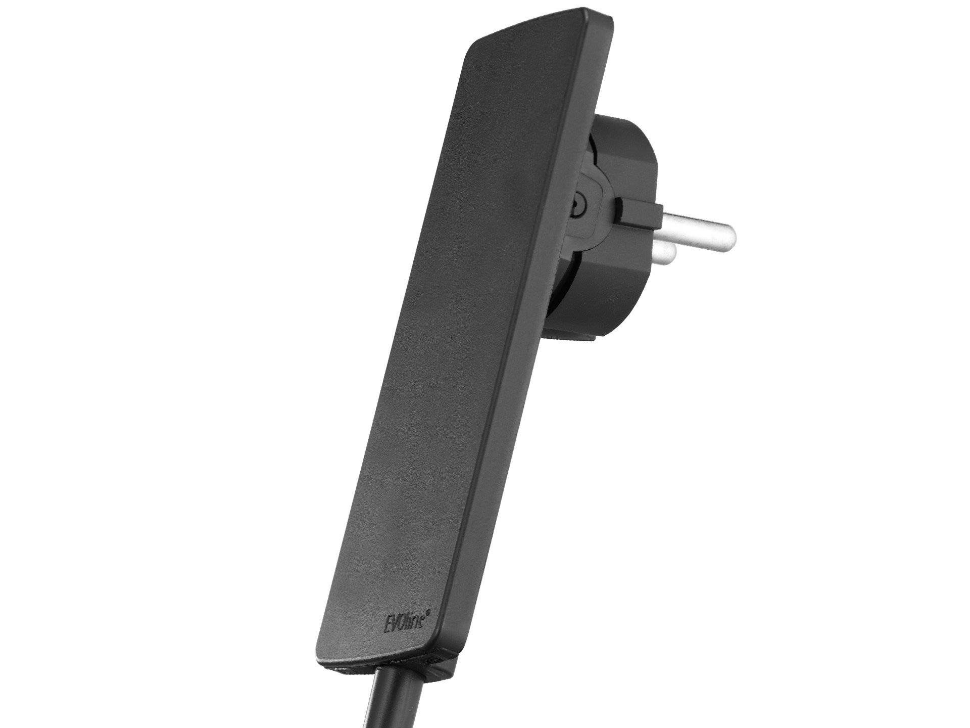 Штепсельная вилка EVOline Plug Black 151000156100 коннектор arlight ard plug 2wires 024732