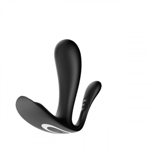 фото Вибромассажер satisfyer top secret plus connect app black 10 см