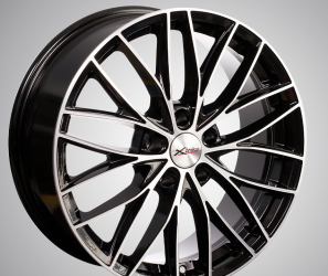 

Колесный диск Xtrike X-130 7,5x18 5x100 D56.1 ET45 цвет BK/FP
