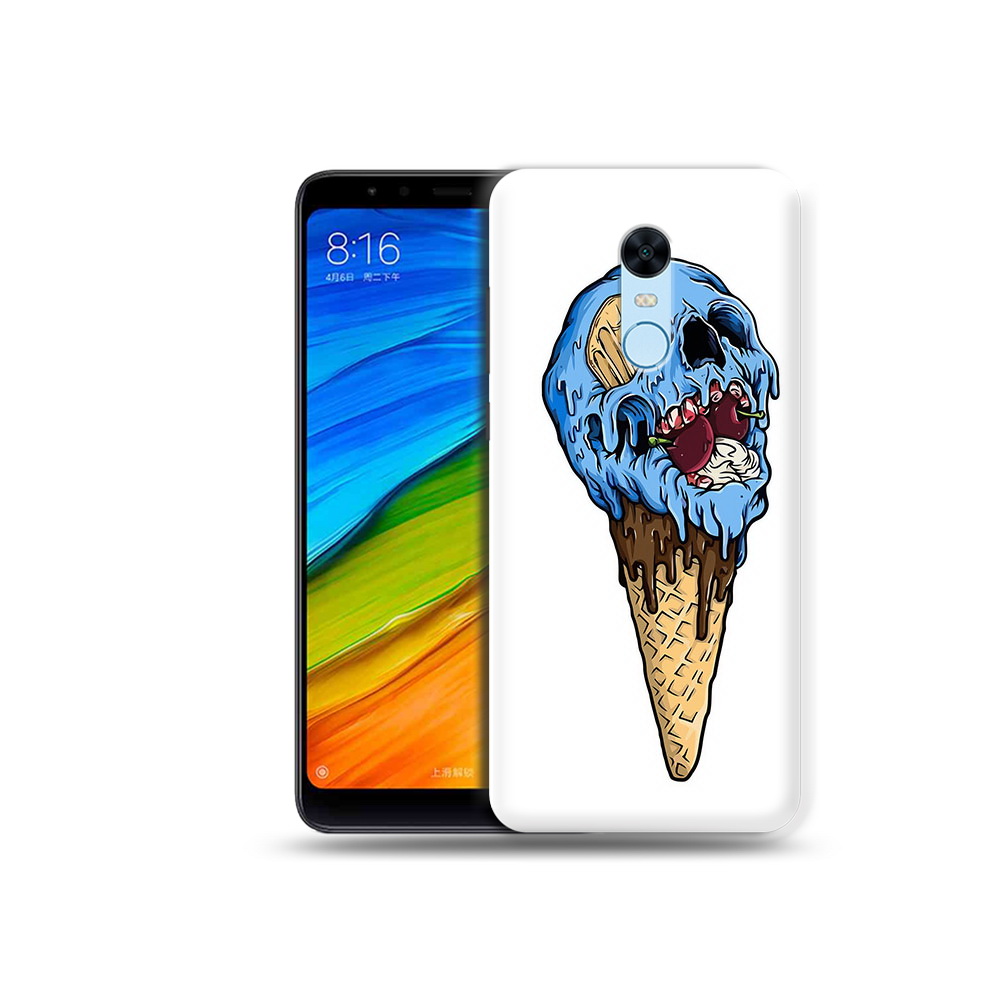 Чехол MyPads Tocco для Xiaomi Redmi 5 Plus мороженное череп (PT94743.327.484)