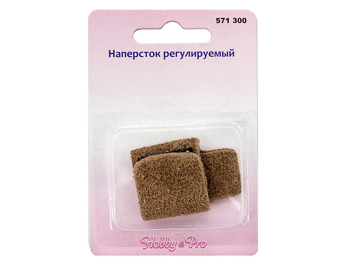 

Наперсток регулируемый, кожа, Hobby and Pro, 571300, Hobby and Pro Наперсток регулируемый, кожа, 571300